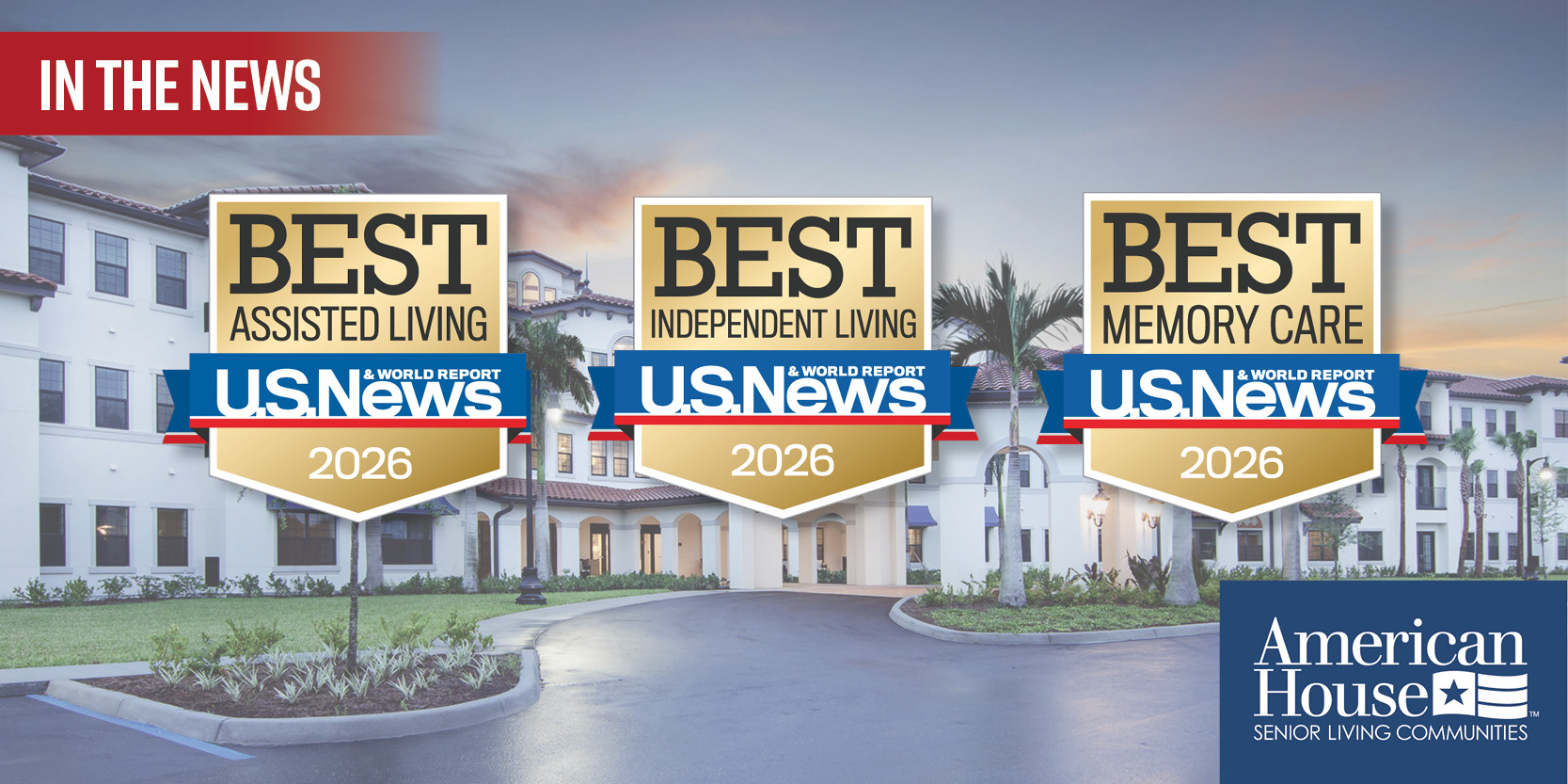 American House Communities Recognized in U.S. News Best Senior Living Ratings