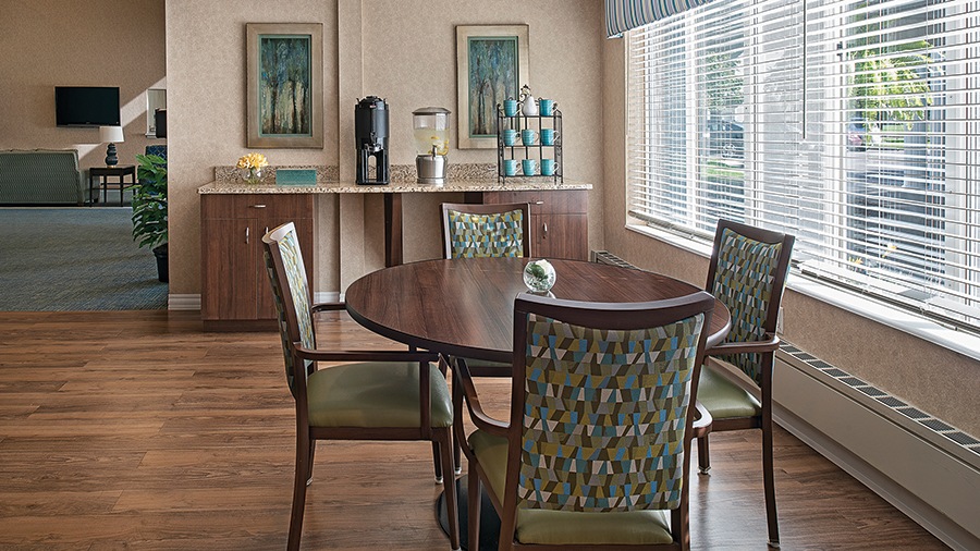 Bistro at American House Southland assisted living retirement home in Southland, MI.