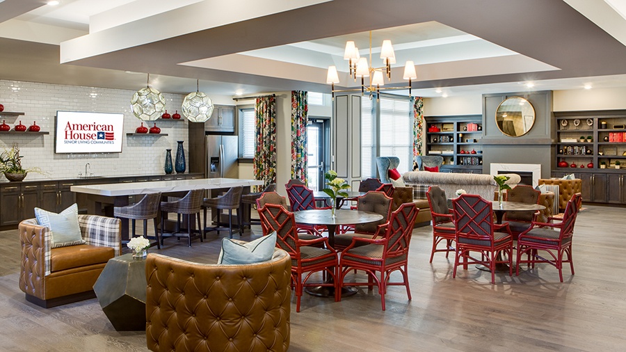 Bistro at American House Somerset assisted living and memory care facility in Troy, MI