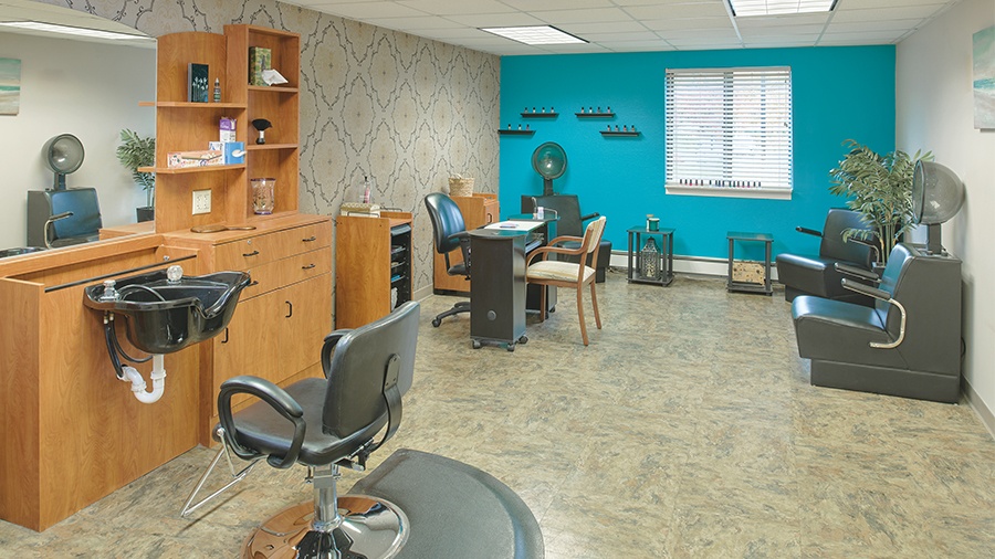 Salon at American House Grand Blanc assisted living community