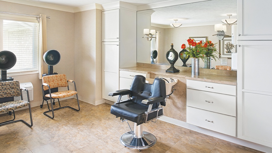 Salon at American House Holland, a retirement community with independent, assisted living and memory care in Holland, MI