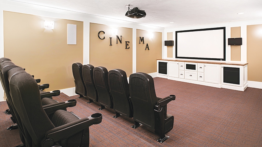 Theater at American House Holland, a retirement community with independent, assisted living and memory care in Holland, MI