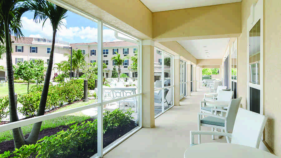 Lanai at American House Bonita Springs Independent Living luxury retirement community