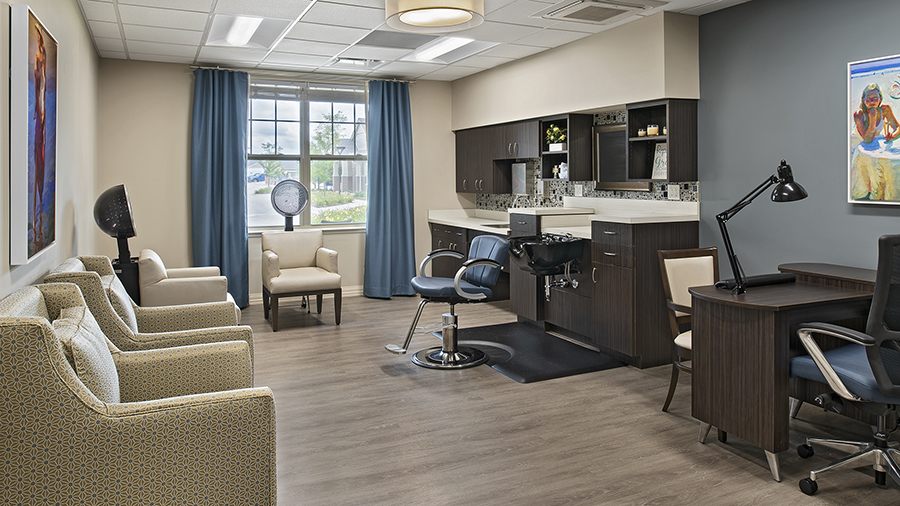 Salon at American House Freedom Place Roseville, a memory care community in Roseville, Michigan