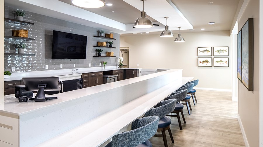 Bistro at American House St. Petersburg Independent Living, Assisted Living, and Memory Care senior living facility in St. Petersburg, FL