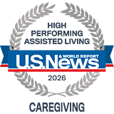 US News & World Report Award for Assisted Living Caregiving 2026