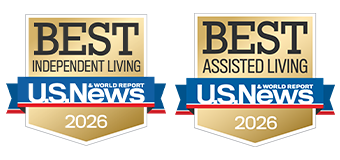 US News & World Report Award for Best Independent Living and Best Assisted Living 2026