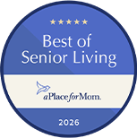 A Place for Mom Best Senior Living 2026 Badge
