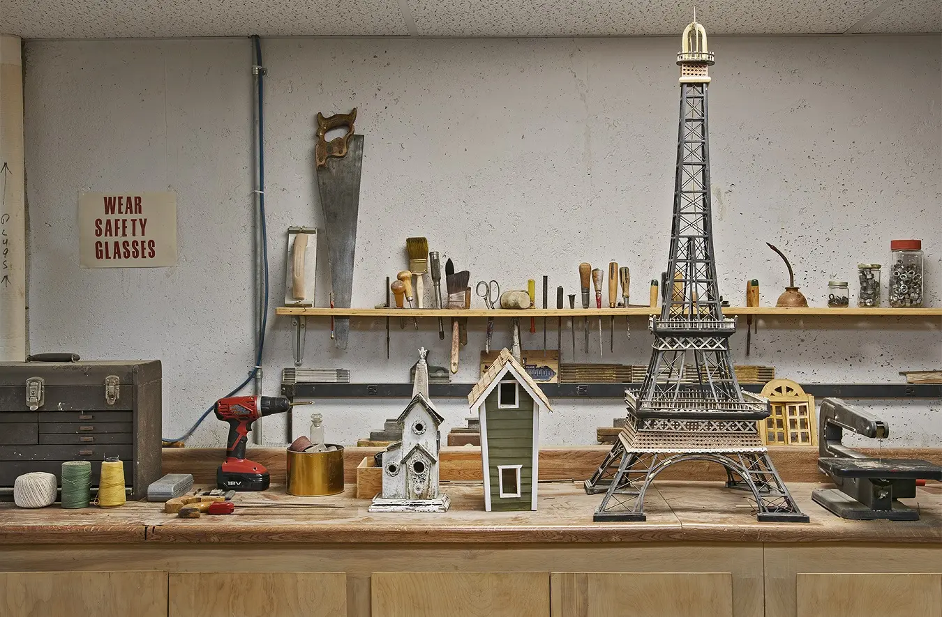Woodshop at American House East I and East I Villas Independent Senior Living