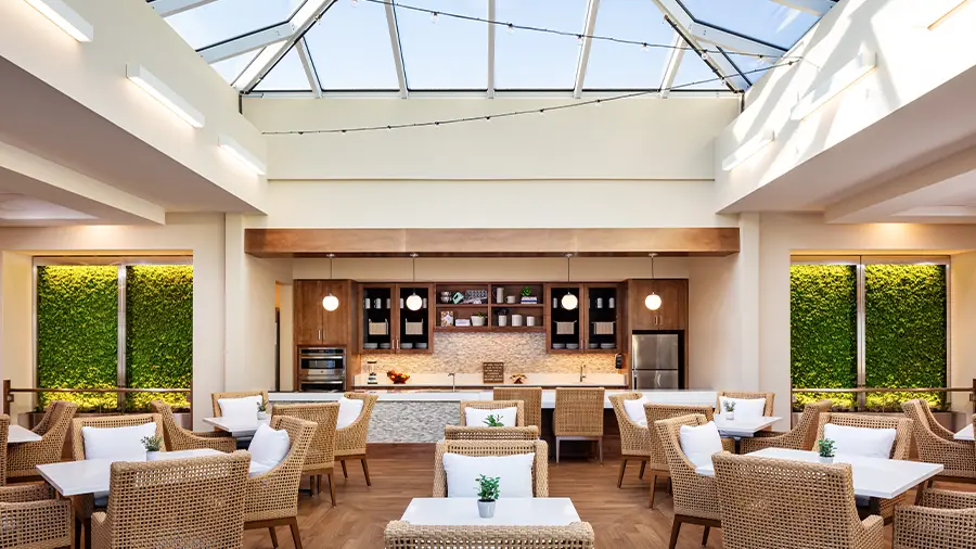 Memory Care Dining at American House Myrtle Beach Assisted Living and Memory Care Facility