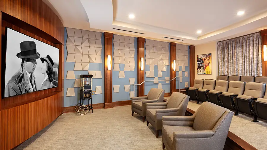 Theater at American House Myrtle Beach Assisted Living and Memory Care Facility