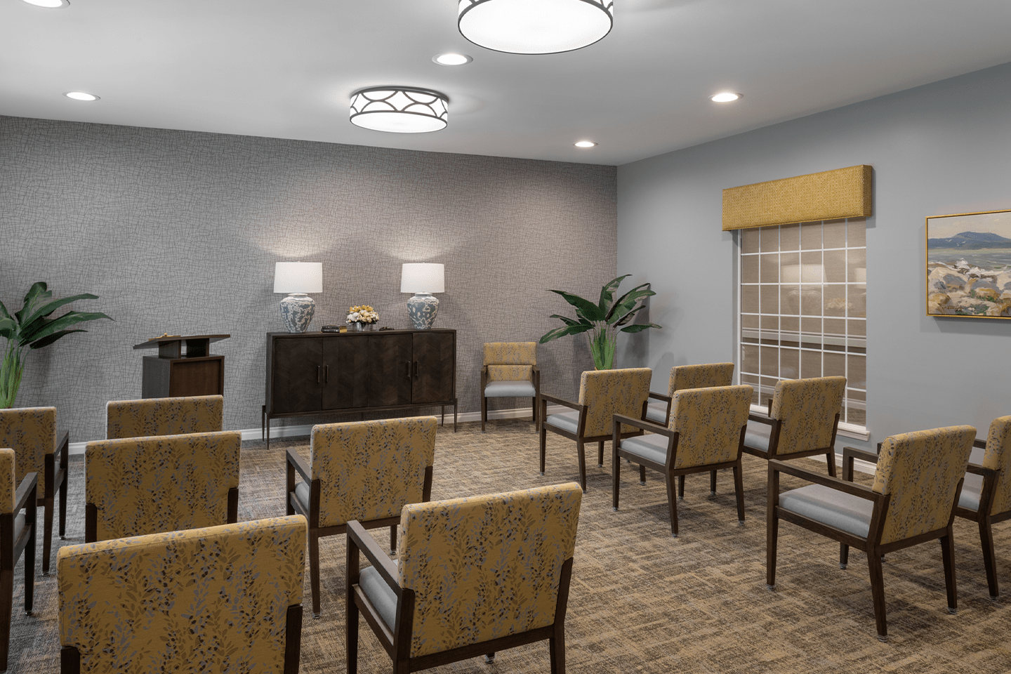 Reflection Room at American House Park Place senior living facility in Warren, MI