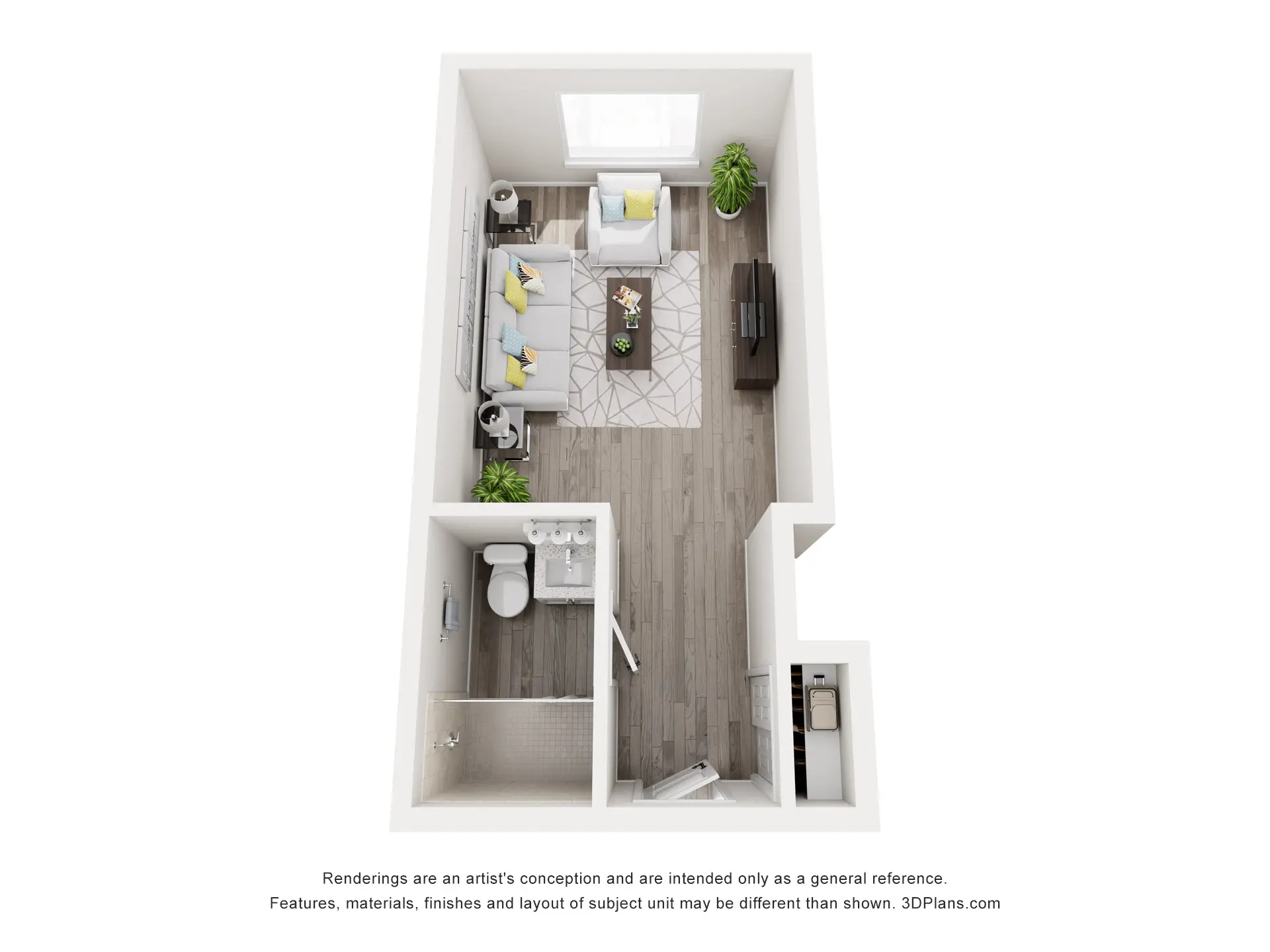 Memory Care Studio Floor Plan at American House The Palms
